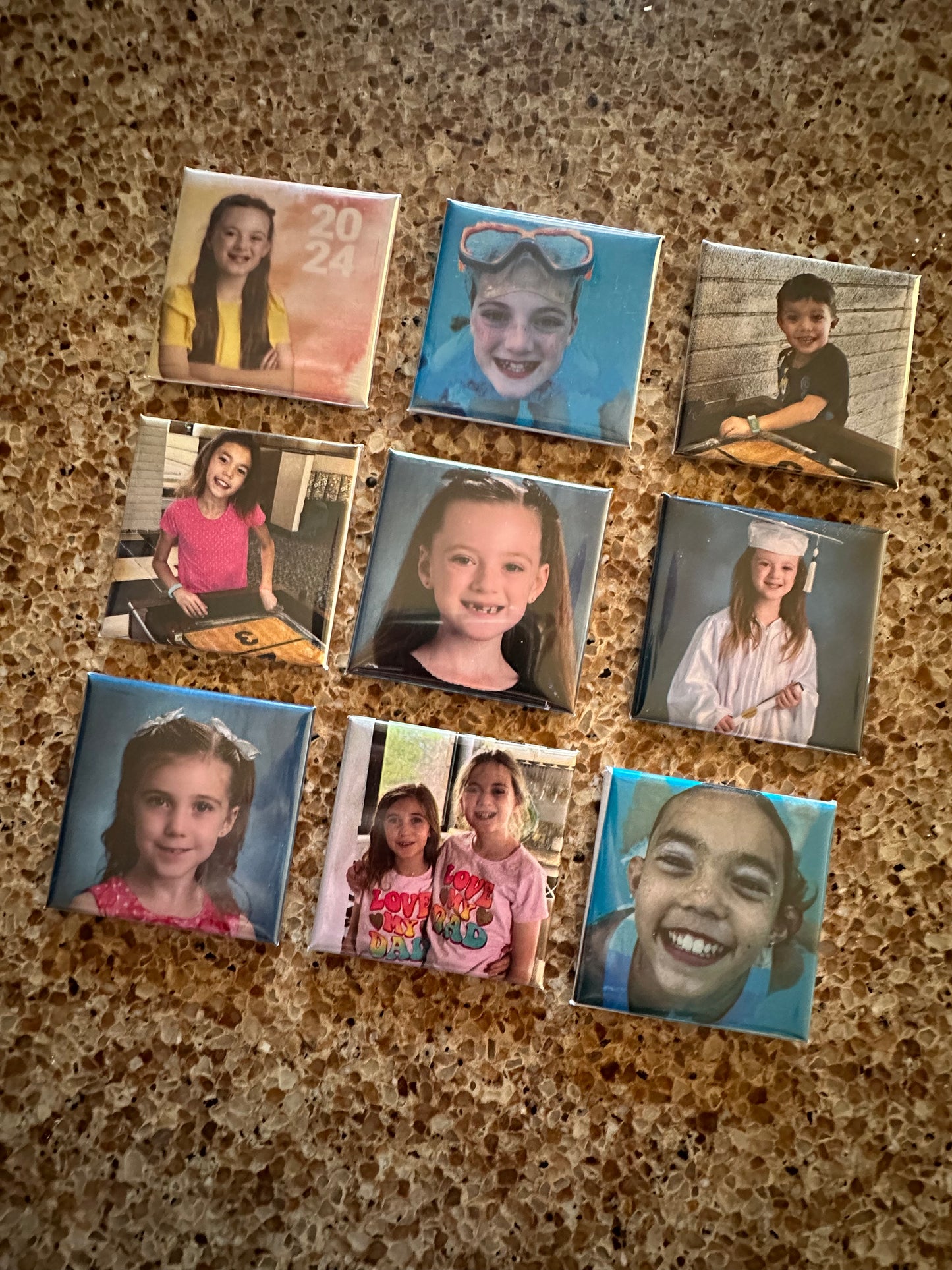Custom 2"x2" Photo Magnets (Made by EmAvaDesigns)