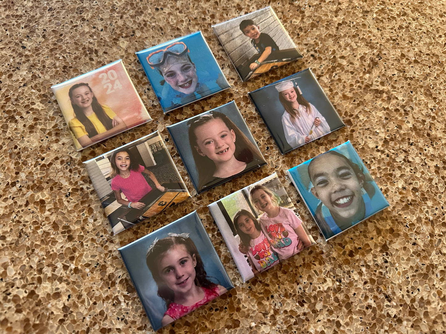 Custom 2"x2" Photo Magnets (Made by EmAvaDesigns)