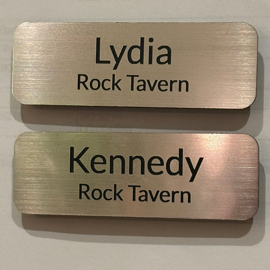 1x3 Custom Name Badge